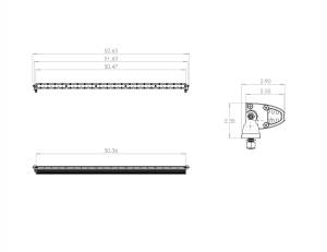 Baja Designs - Baja Designs 50 Inch LED Light Bar Wide Driving Pattern S8 Series - 705004 - Image 2