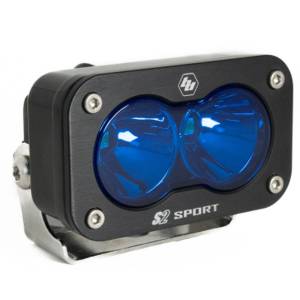 Baja Designs LED Work Light Blue Lens Spot Pattern S2 Sport - 540001BL