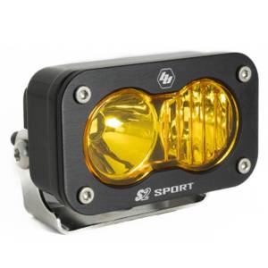 Baja Designs LED Work Light Amber Lens Driving Combo Pattern Each S2 Sport - 540013
