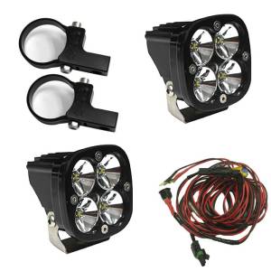 Baja Designs LED Light Pods Kit W/Horiz Mounts 2.00 Inch Harness Squadron Pro - 497105