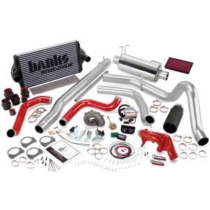 Banks Power PowerPack Bundle Complete Power System W/Single Exit Exhaust Black Tip 99.5 Ford 7.3L F250/F350 Automatic Transmission - 47541-B
