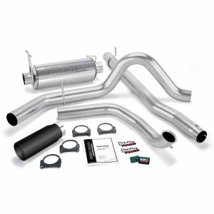 Banks Power Git-Kit Bundle Power System W/Single Exit Exhaust Black Tip 99-03 Ford 7.3L without Catalytic Converter - 47512-B
