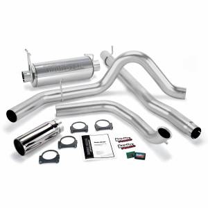 Banks Power Git-Kit Bundle Power System W/Single Exit Exhaust Chrome Tip 99 Ford 7.3L Truck W/Catalytic Converter - 47511