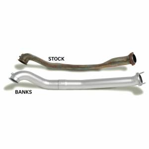 Banks Power - Banks Power Monster Exhaust System Single Exit Black Tip 94-97 Ford 7.3L CCLB - 46299-B - Image 3