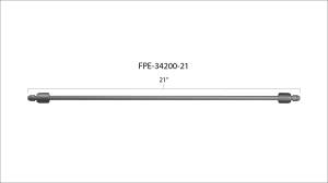 Fleece Performance - Fleece Performance 21 Inch High Pressure Fuel Line 8mm x 3.5mm Line M14 x 1.5 Nuts - FPE-34200-21 - Image 3