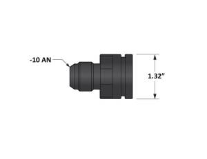 Fleece Performance - Fleece Performance Adapter Fitting -10AN Male to 1.325 Inch Bore - FPE-34224-B - Image 4