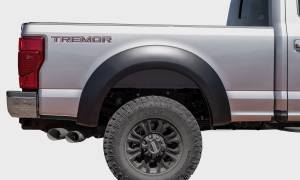 Bushwacker - Bushwacker Extend-A-Fender Flares Black Smooth Finish 2-Piece Rear - 20088-02 - Image 1