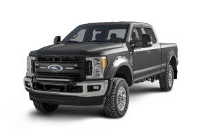 Bushwacker - Bushwacker Pocket/Rivet Style Painted Fender Flares Magnetic Grey Metallic Smooth Finish 4-Piece Set - 20942-6A - Image 1