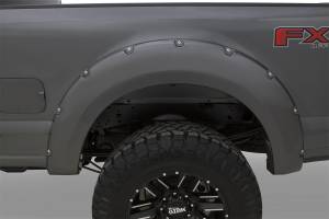 Bushwacker - Bushwacker Pocket/Rivet Style Painted Fender Flares Magnetic Grey Metallic Smooth Finish 4-Piece Set - 20942-6A - Image 4
