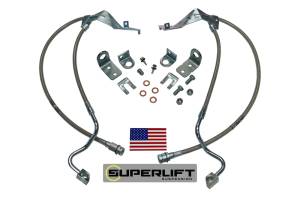 Superlift Bulletproof Brake Hose - Front - 2005-2007 Ford F-250 and F-350 with 4-8 inch Lift Kit - 91520