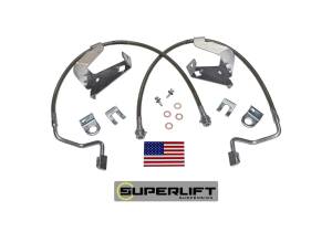 Superlift Bulletproof Brake Hose - Front - 2008-2010 Ford F-250 and F-350 with 2-4 inch Lift Kit - 91540