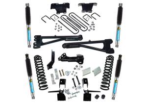 Superlift 4 inch Radius Arm Lift Kit - 2017-2022 Ford F-250 and F-350 Super Duty 4WD - with Bilstein Shocks - Diesel Only - K165B