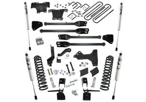 Superlift 6 inch Lift Kit - 2017-2022 Ford F-250/350 4WD Diesel with 4-Link Conversion with FOX 2.0 Series Shocks - K171F