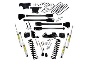 Superlift - Superlift 4 inch Lift Kit - 2005-2007 Ford F-250 and F-350 Super Duty 4WD - Diesel Engine - with a 4-Link Conversion and Superlift Shocks - K230 - Image 1