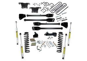 Superlift 4 inch Lift Kit - 2011-2016 Ford F-250 and F-350 Super Duty 4WD - Diesel Engine - with a 4-Link Conversion and Superlift Shocks - K236