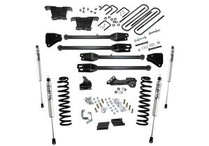 Superlift 4 inch Lift Kit - 2011-2016 Ford F-250/350 4WD Diesel Engine with 4-Link Conversion with FOX 2.0 Series Shocks - K236F