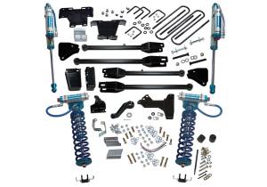 Superlift 6 inch Lift Kit - 2011-2016 Ford F-250 and F-350 Super Duty 4WD with a 4-Link Conversion and King Coilovers and Shocks - K237KG