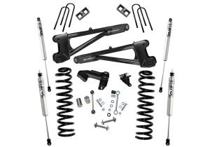 Superlift 4 inch Lift Kit - 2008-2010 Ford F-250/350 4WD Diesel Engine with Replacement Radius Arms with FOX 2.0 Series Shocks - K981F