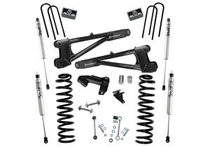 Superlift 4 inch Lift Kit - 2011-2016 Ford F-250/350 4WD Diesel Engine with Replacement Radius Arms with FOX 2.0 Series Shocks - K987F