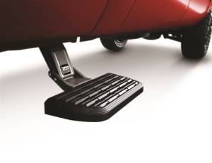 AMP Research - AMP Research BedstepÂ®2 Flp Dwn Side Bmpr Stp 99-16 F-250/350, 08-16 F-450/550 - 75403-01A - Image 1