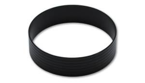 Vibrant Performance HD Union Sleeve, for 2.00" O.D. Tubing - Hard Anodized Black - 12563
