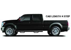 N-Fab - N-Fab Nerf Step Bar - Cab Length (2 Steps per Side) - 2017-2023 Ford F-250/F-350/F-450/F-550 Crew Cab - Textured Black - Special Order - F1785CC-TX - Image 3