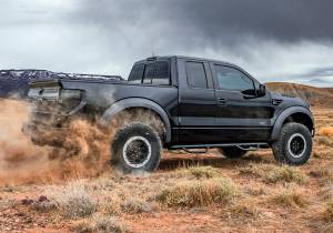 N-Fab - N-Fab Nerf Step Bar - Cab Length (2 Steps per Side) - 2017-2023 Ford F-250/F-350/F-450/F-550 Crew Cab - Textured Black - Special Order - F1785CC-TX - Image 4