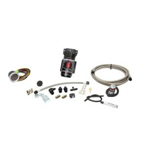 Snow Performance Diesel Stage 2 Boost CoolerWater-Methanol Injection Kit Dodge 5.9L Cummins (Stainless Steel Braided Line 4AN Fittings). - SNO-400-BRD-T