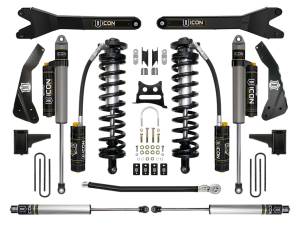 ICON Vehicle Dynamics - ICON Vehicle Dynamics 2011-2016 FORD F-250/F-350 SUPER DUTY 4-5.5" LIFT STAGE 5 COILOVER CONVERSION SYSTEM WITH RADIUS - K63135R - Image 1