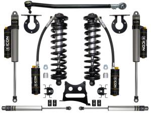 ICON Vehicle Dynamics 2017-2022 FORD F-250/F-350 2.5-3" LIFT STAGE 4 COILOVER CONVERSION SYSTEM - K63144