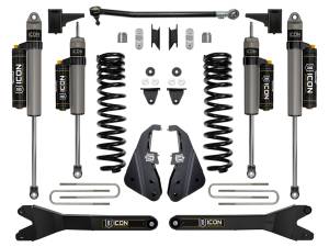 ICON Vehicle Dynamics - ICON Vehicle Dynamics 2020-2022 FORD F-250/F-350 SUPER DUTY 4.5" LIFT STAGE 4 SUSPENSION SYSTEM WITH RADIUS ARMS - K64524R - Image 1