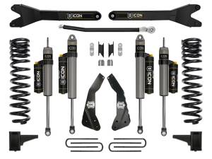 ICON Vehicle Dynamics - ICON Vehicle Dynamics 2011-2016 FORD F250/F350 SUPER DUTY 4.5" LIFT STAGE 4 SUSPENSION SYSTEM WITH RADIUS ARM - K64563R - Image 1