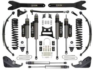 ICON Vehicle Dynamics - ICON Vehicle Dynamics 2017-2022 FORD F-250/F-350 SUPER DUTY 7" LIFT STAGE 4 SUSPENSION SYSTEM WITH RADIUS ARM - K67114R - Image 1