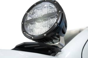 Addictive Desert Designs - Addictive Desert Designs 2023-Up Ford Super Duty - Ditch Light Mounts in Hammer Black - AC8101801NA - Image 2