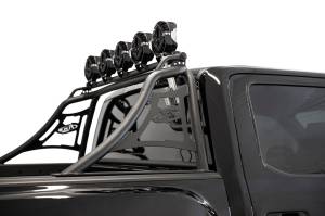 Addictive Desert Designs Ford F-150/Raptor PRO Chase Rack with Light Actuator Kit with 50" Light Bar Mount or 5 Round Lights in Hammer Black - C1160030601NA