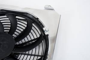 CSF Cooling - Racing & High Performance Division - CSF Cooling - Racing & High Performance Division Optional all-aluminum fan shroud with 12" high-performance SPAL Fan for the CSF Ultimate K-Swap Radiator (CSF #2850K) - 2858F - Image 2