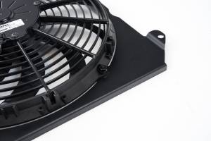 CSF Cooling - Racing & High Performance Division - CSF Cooling - Racing & High Performance Division 92-00 Civic All-Aluminum Fan Shroud w/ 12-inch SPAL Fan - Black - 2858FB - Image 3