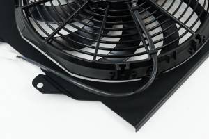 CSF Cooling - Racing & High Performance Division - CSF Cooling - Racing & High Performance Division 92-00 Civic All-Aluminum Fan Shroud w/ 12-inch SPAL Fan - Black - 2858FB - Image 5