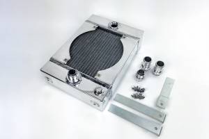 CSF Cooling - Racing & High Performance Division - CSF Cooling - Racing & High Performance Division The KING Cooler - Ultimate Drag Race Radiator w/ SPAL Fan & Mounting Kit - 7065 - Image 3