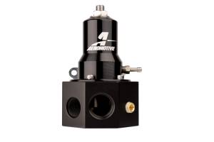 Aeromotive - Aeromotive Adjustable Fuel Pressure Regulator 30-120PSI .313 Valve -3x -8 / 1x -10 Inlet -10 Return - 13145 - Image 1