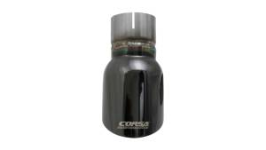 CORSA Performance - CORSA Performance Corsa Single Universal 2.5in Inlet / 3.5in Outlet Black PVD Pro-Series Tip Kit - TK002BLK - Image 4