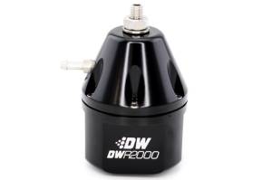 DeatschWerks - DeatschWerks DWR2000 Adjustable Fuel Pressure Regulator - Black - 6-2000-FRB - Image 1