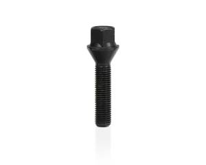 Eibach Wheel Bolt M12 x 1.5 x 43mm x 17mm Hex Taper-Seat - Black Finish - S1-1-12-50-43-17-B