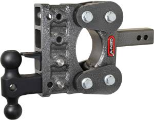 GEN-Y Hitch The Boss Torsion-Flex 2in Shank 5in Drop 10K Hitch w/GH-031 Dual-Ball/GH-032 Pintle Lock - GH-1024