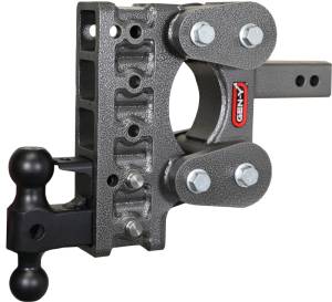 GEN-Y Hitch The Boss Torsion-Flex 2in Shank 7.5in Drop 16K Hitch w/GH-051 Dual-Ball/GH-032 Pintle Lock - GH-1225