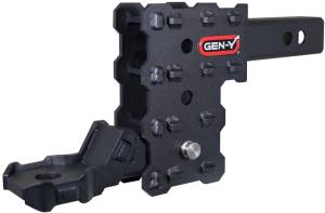 GEN-Y Hitch Phantom-X 2in Hollow Shank 4.5in Drop 700lb TW 7K Hitch w/GH-13051X Platinum Ball Mount - GH-13053X
