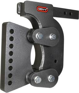 GEN-Y Hitch The Boss Torsion-Flex 2in Weight Distribution Shank 12.5in Drop 16K Hitch w/Stabilizer Kit - GH-1402