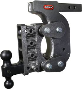 GEN-Y Hitch The Boss Torsion-Flex 2in Shank 12.5in Drop 16K Hitch w/GH-051 Dual-Ball/Stabilizer Kit - GH-1414