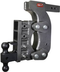 GEN-Y Hitch The Boss Torsion-Flex 2.5in Receiver 15in Drop Hitch w/Dual-Ball/Pintle Lock/Stab Kit - GH-1524