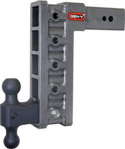 GEN-Y Hitch - GEN-Y Hitch Mega Duty 3in Shank 12in Drop 3500lb TW 32K Hitch w/GH-0161 Dual-Ball - GH-1715 - Image 1